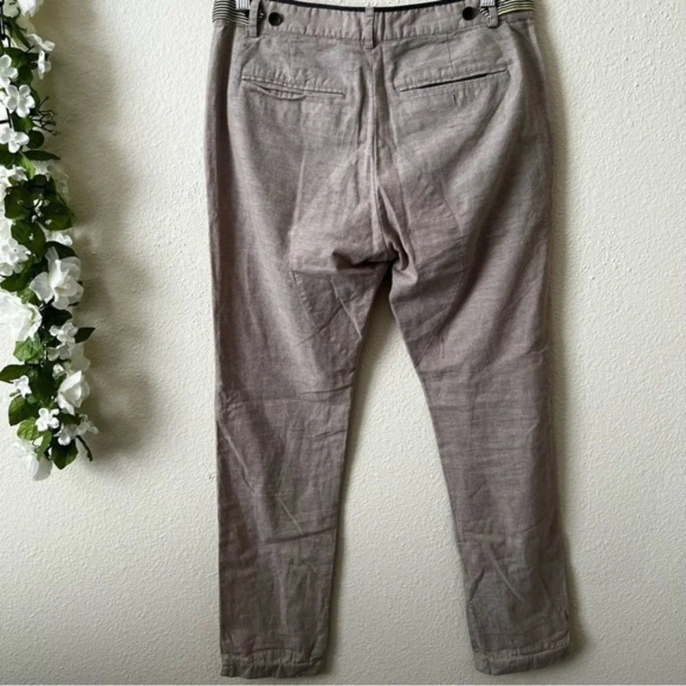 Descendant of Thieves Men’s Linen Blend Beige Speckled Crop Pants